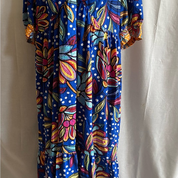 NWT Tabitha Brown X Target Floral/Polka-Dot Print Dress - Picture 3 of 5